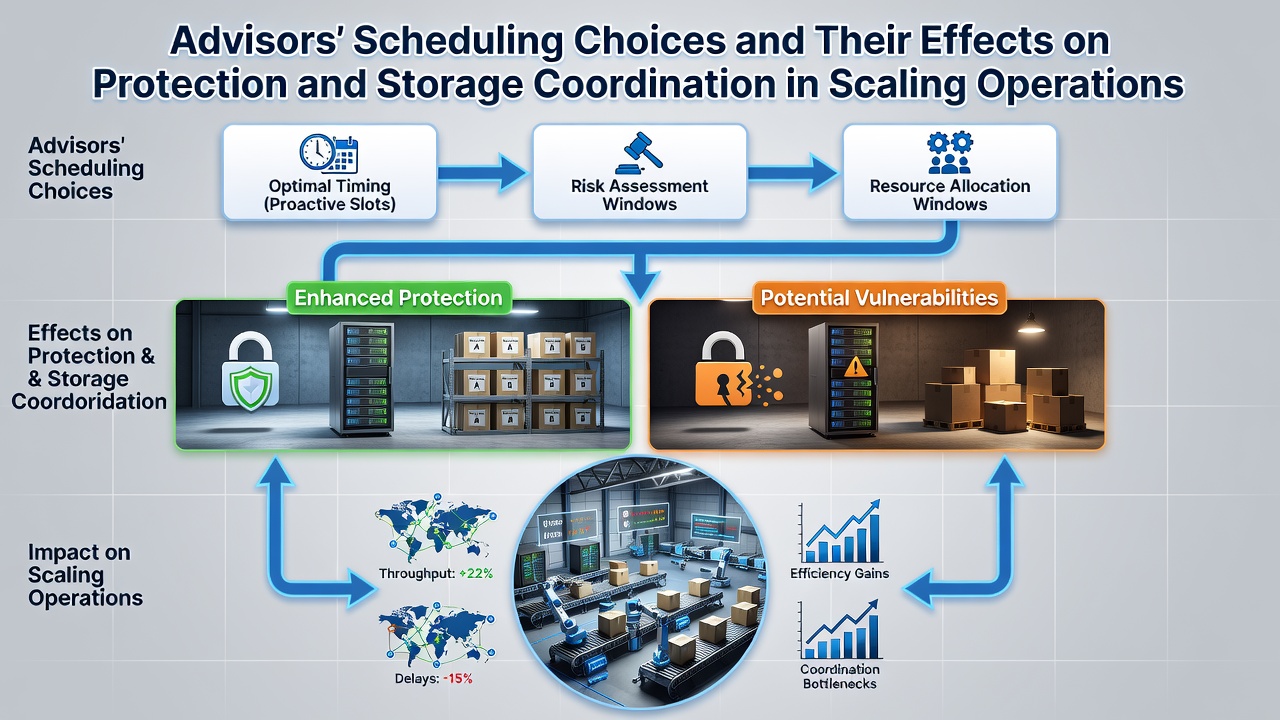 Diagram showing timeline overlaps between protection updates and storage synchronization in scaling environments