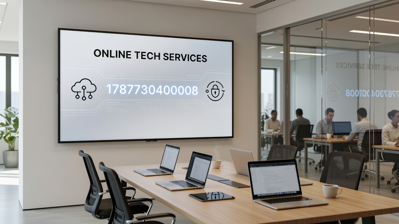 Technicians collaborating on online tech service integrations in a control room